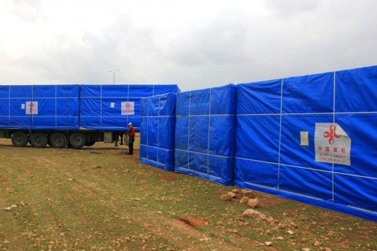 ١٠٠ مسكن مسبق الصنع لمتضرري الزلزال حصة حلب من الصين الشعبية