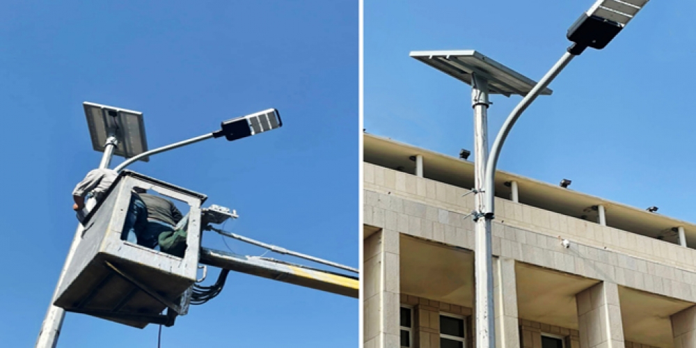 ريف دمشق: إنارة شوارع دير علي وقرى الأسد بالطاقة البديلة