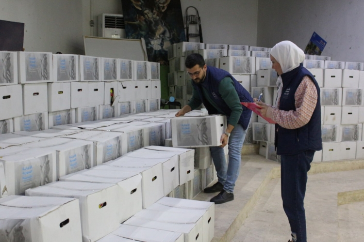 الأمانة السورية توزع أكثر من 50 ألف سلة غذائية خلال رمضان على المتضررين من الزلزال