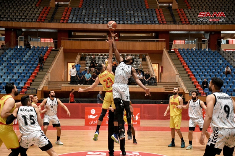 أهلي حلب يتغلب على الجيش في دوري كرة السلة للرجال