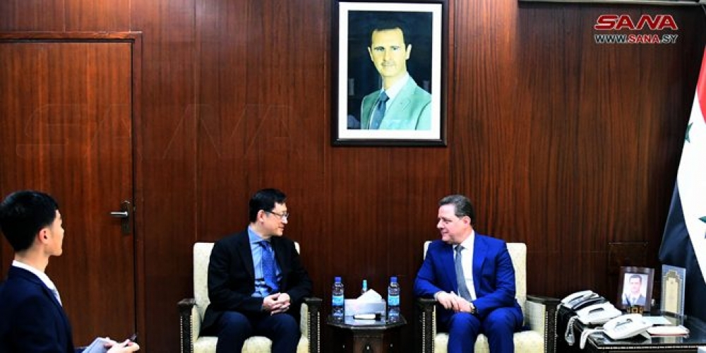 مباحثات سورية صينية حول آليات تعزيز التعاون في مجال الإسكان وإعادة الإعمار