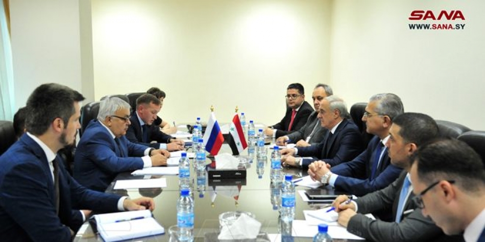 سوسان وفيرشينين يستعرضان العلاقات السورية الروسية والتطورات على الساحتين الإقليمية والدولية