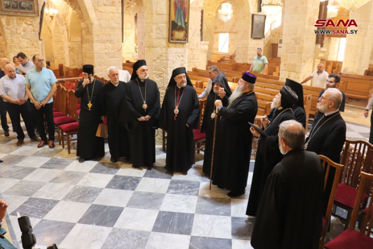 في يومه الثاني... وفد أساقفة أستراليا يزور دور عبادة وأماكن أثرية في حلب