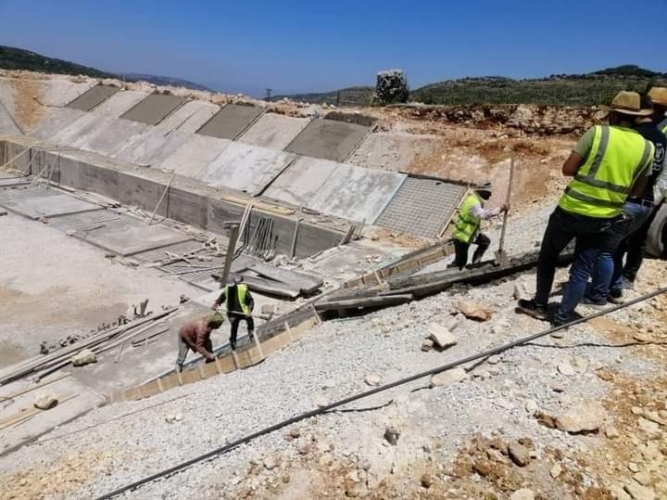 الإنتهاء من تنفيذ خزان ( الدي ) في منطقة القدموس