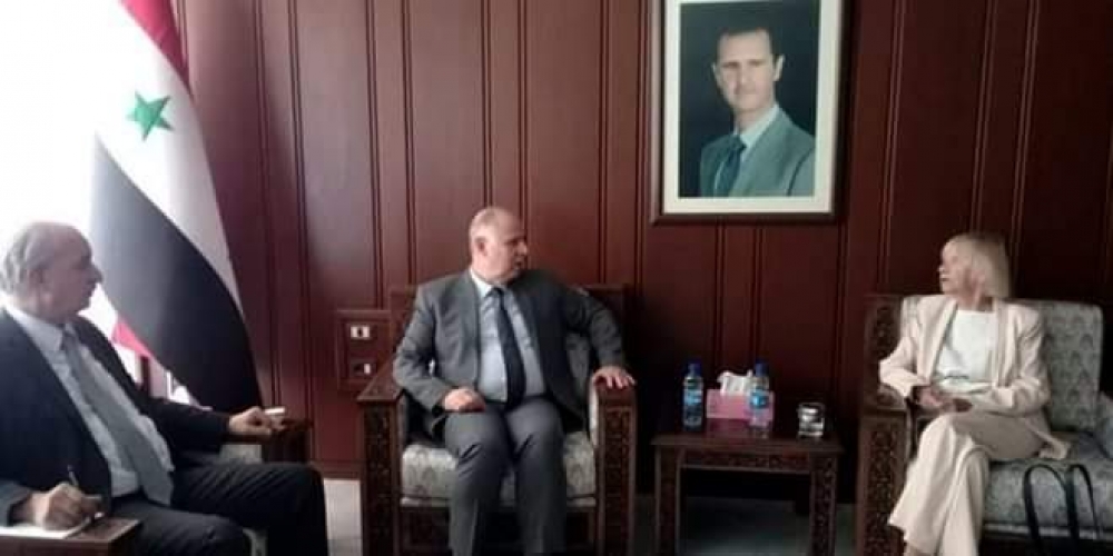 توقيع بروتوكول تنسيق بين وزارة الموارد المائية والسفارة التشيكية بدمشق