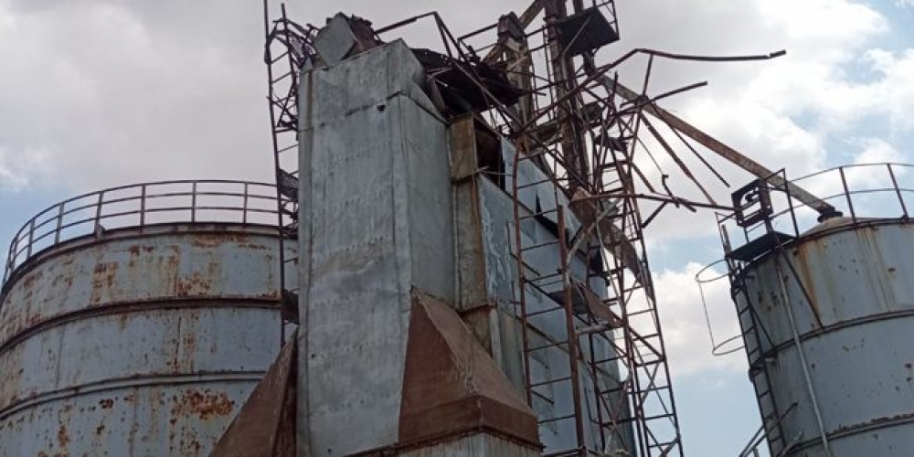 خطة لإعادة تأهيل مجفف الحبوب في شيزر بريف حماة