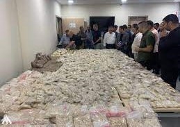 ضبط نصف طن مخدرات في العراق وتفكيك أخطر شبكة لتجارتها