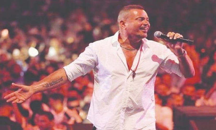 استقبال عمرو دياب في بيروت 