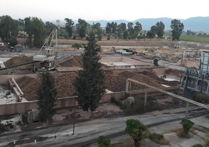 وزير الصناعة يتفقد سير عملية استلام محصول الشوندر في شركة سكر تل سلحب