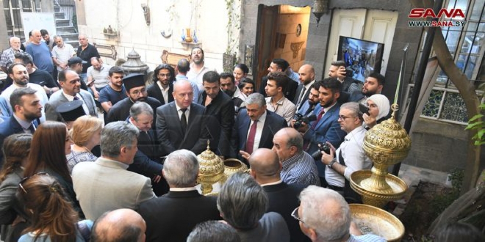 انطلاق فعاليات المعرض الحي للحرف التراثية التقليدية في باب شرقي بدمشق