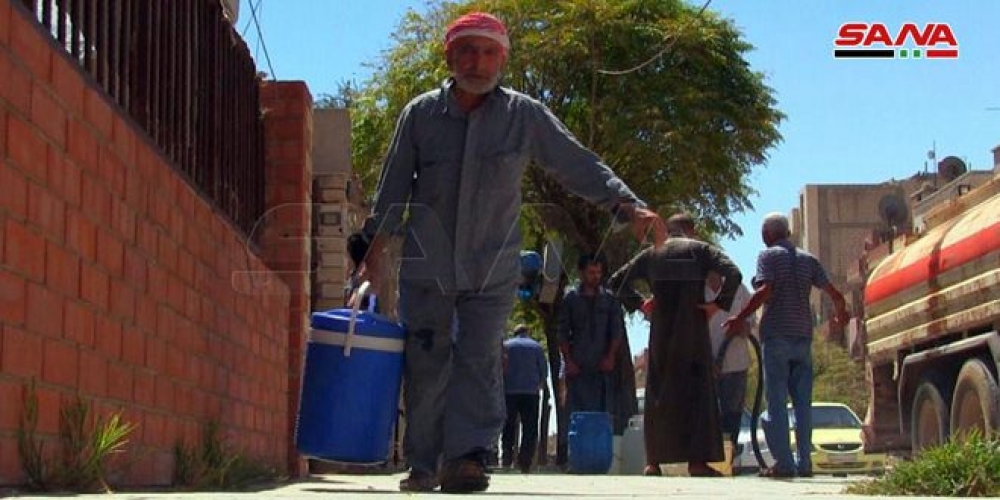 عملاء الأمريكي .. الاحتلال الاسرائيلي يحرم غزة والاحتلال التركي يحرم الحسكة ماء الشرب