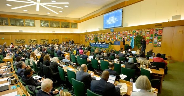 اختتام الدورة الثالثة والثلاثين للجمعية العامة لمنظمة إيكروم في روما