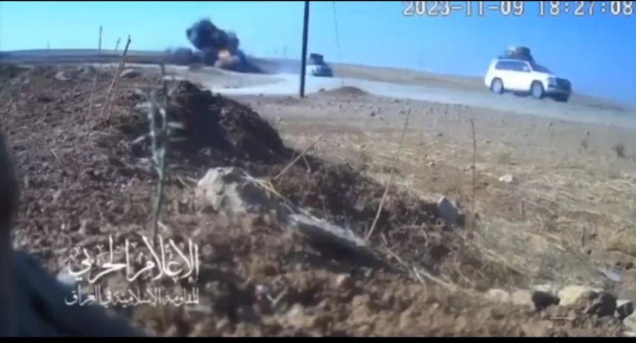 المقاومة العراقية تستهدف رتلاً للاحتلال الأمريكي.. والأخير يستهدف مواقع للحشد الشعبي