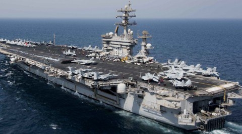الحرس الثوري: حاملة الطائرات الأميركية غادرت الخليج بعد الإجابة على جميع أسئلتنا