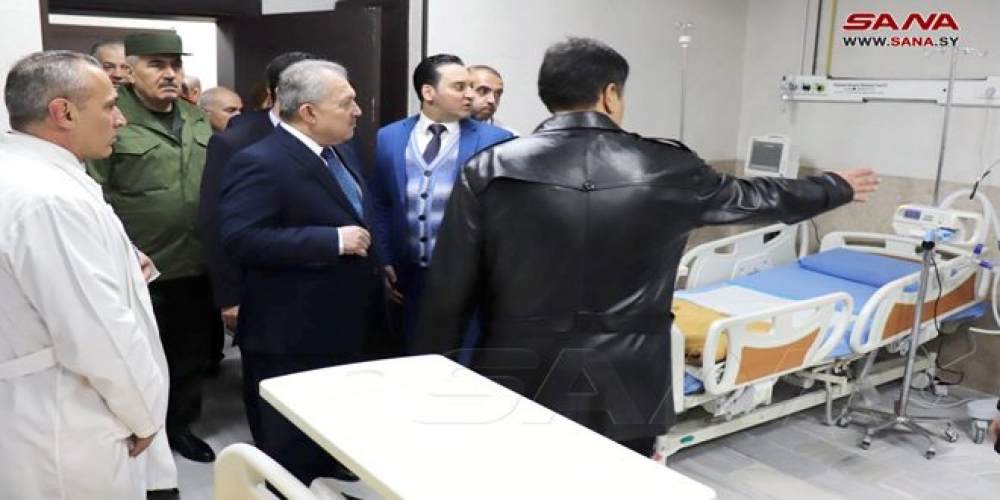 حلب.. وضع مشفى الشهيد الطبيب زاهي أزرق في حي بستان الباشا بالخدمة بعد إعادة تأهليه 