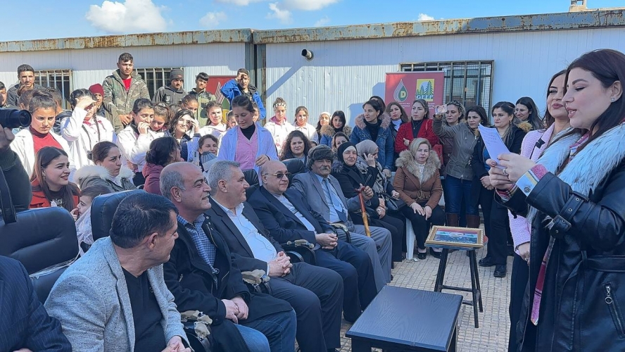 فعالية علمية لمصفاة دمشق للبتروكيمياويات بالثانوية المهنية في بلدة الربيعة بريف حماة