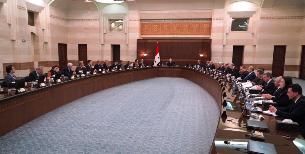 مجلس الوزراء برئاسة المهندس عرنوس يستعرض رؤية وزارة التعليم العالي لتطوير القطاع التعليمي