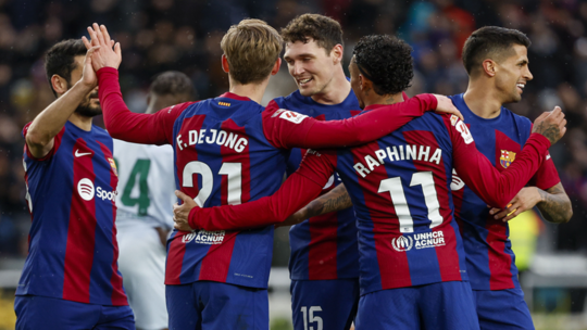 برشلونة يكتسح خيتافي برباعية نظيفة ويرتقي إلى وصافة 