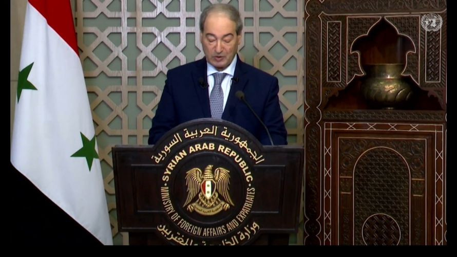 المقداد: سورية ترفض توظيف الغرب آليات حقوق الإنسان للتدخل في الشؤون الداخلية للدول