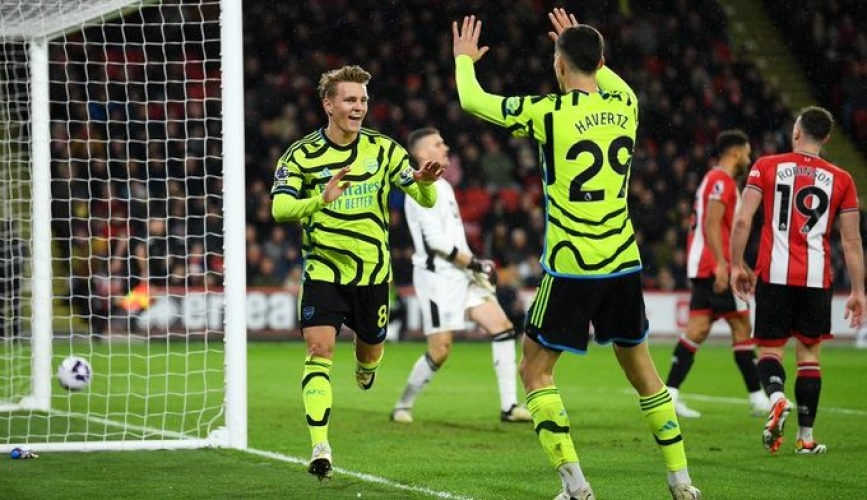 أرسنال يكتسح شيفيلد بسداسية في الدوري الانكليزي