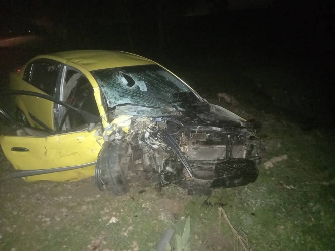 وفاة شخصين وإصابة خمسة آخرين بحادث سير على أوتستراد دمشق - درعا 