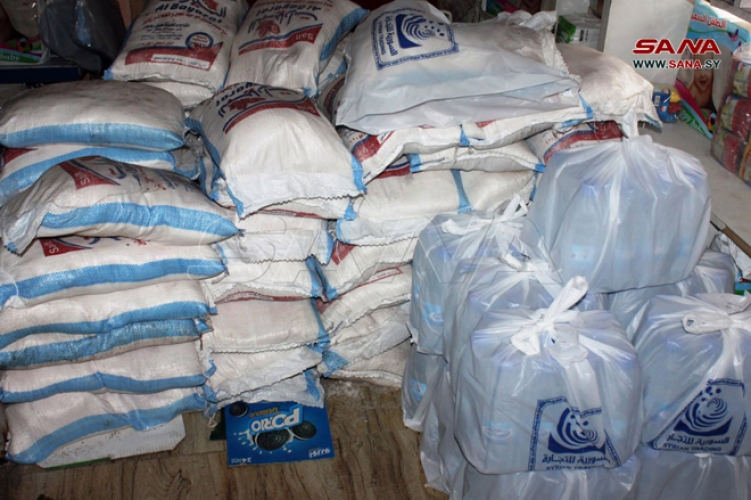 السورية للتجارة بطرطوس: تجهيز ألف سلة غذائية بأسعار منافسة