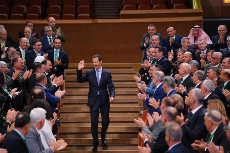 الرئيس الأسد يشارك في الاجتماع الموسع للجنة المركزية لحزب البعث العربي الاشتراكي