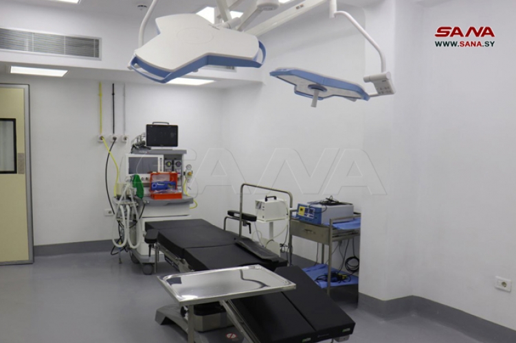 افتتاح قسم الحروق والجراحة التصنيعية والترميمية بمستشفى الرازي بحلب