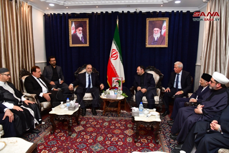 حفل تأبيني في السفارة الإيرانية بدمشق باستشهاد الرئيس الإيراني ومرافقيه