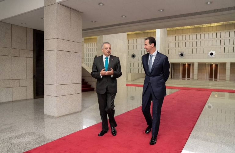 طلال أرسلان يتصل بالرئيس الأسد معزياً بضحايا مجدل شمس