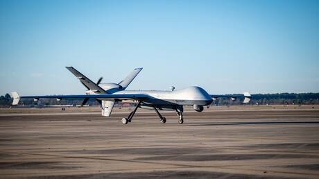 القوات اليمنية تسقط طائرة أمريكية من نوع 