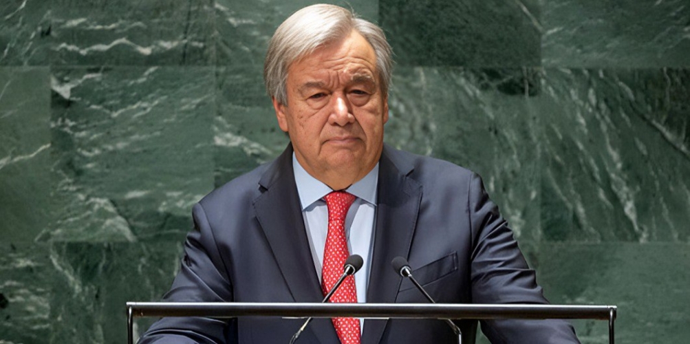 غوتيريش يدعو المجتمع الدولي إلى توسيع الدعم الإنساني لسوريا