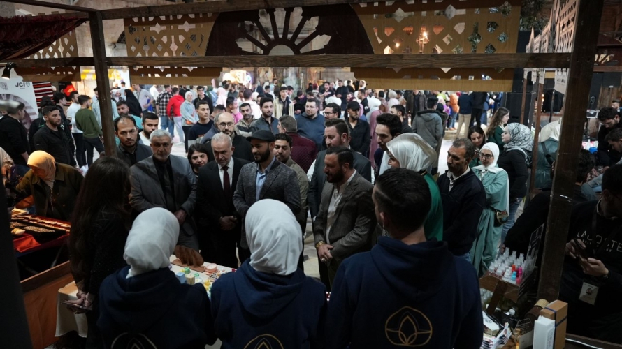 افتتاح معرض “خان الحرير” للصناعات اليدوية بحلب