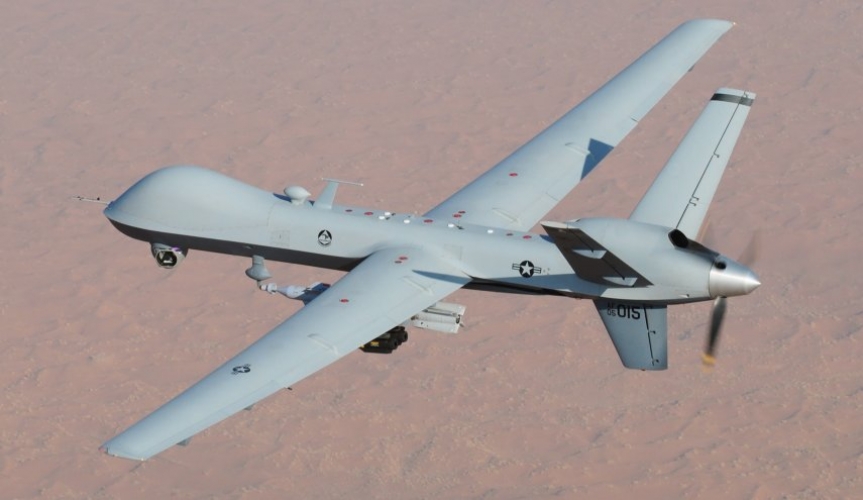 القوات المسلحة اليمنية تسقط طائرة أمريكية من نوع MQ-9 في صنعاء