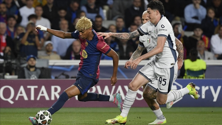 برشلونة يتعادل أمام إنتر ميلان بثلاثية  مثيرة في دوري أبطال أوروبا 