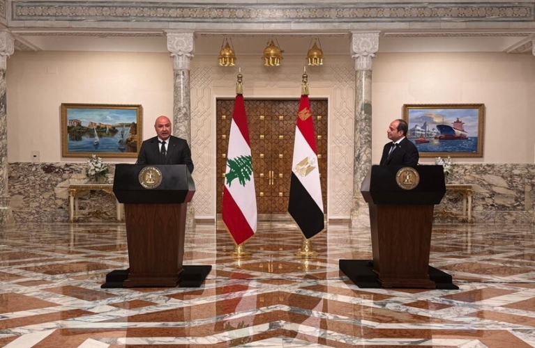 الرئيس اللبناني يدعو المجتمع الدولي لإلزام إسرائيل بتنفيذ اتفاق وقف إطلاق النار