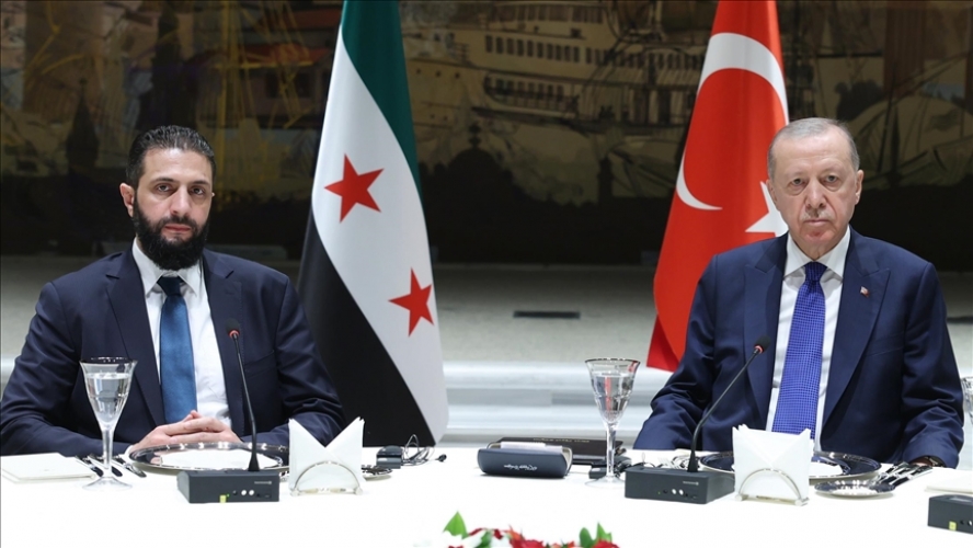 أردوغان للشرع: لا يمكن قبول احتلال إسرائيل وعدوانها على أراضي سوريا