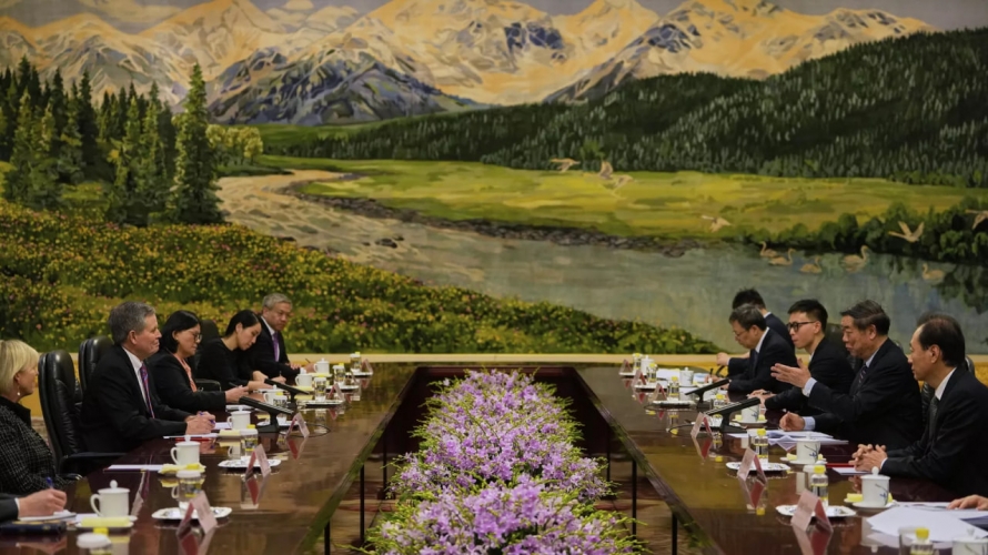 جولة جديدة من المفاوضات التجارية بين الصين والولايات المتحدة في لندن