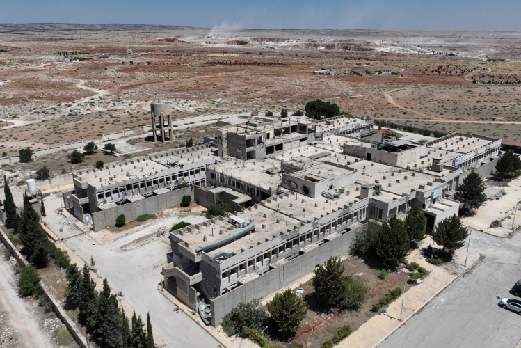 إطلاق مشروع إعادة تأهيل مشفى معرة النعمان الوطني في إدلب