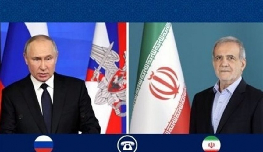 بوتين يطلع بزشكيان هاتفياً على نتائج مفاوضات ألاسكا