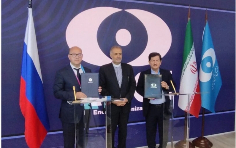 توقيع اتفاقية لبناء 4 محطات طاقة نووية جديدة في إيران