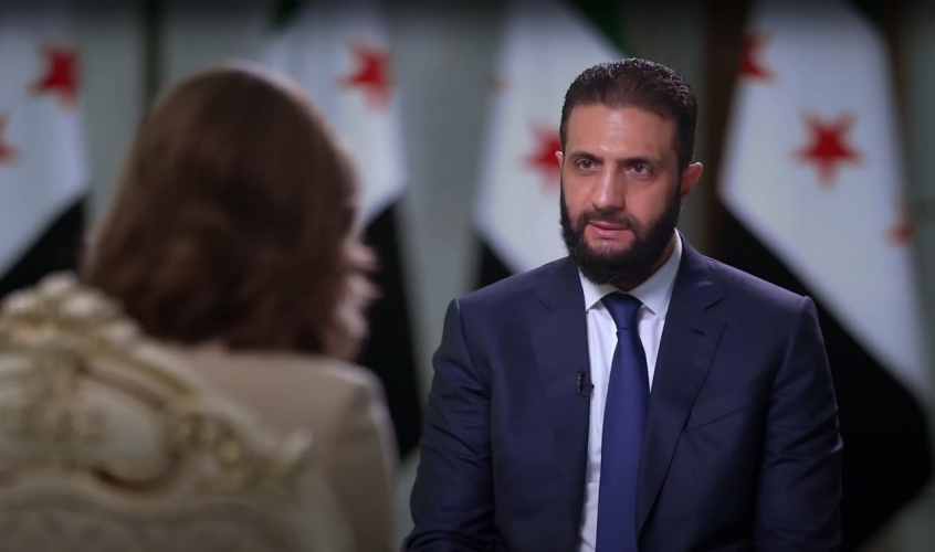 الرئيس الشرع لقناة CBS NEWS الأمريكية: تكلفة إعادة الإعمار عالية وتتطلب دعم المجتمع الدولي