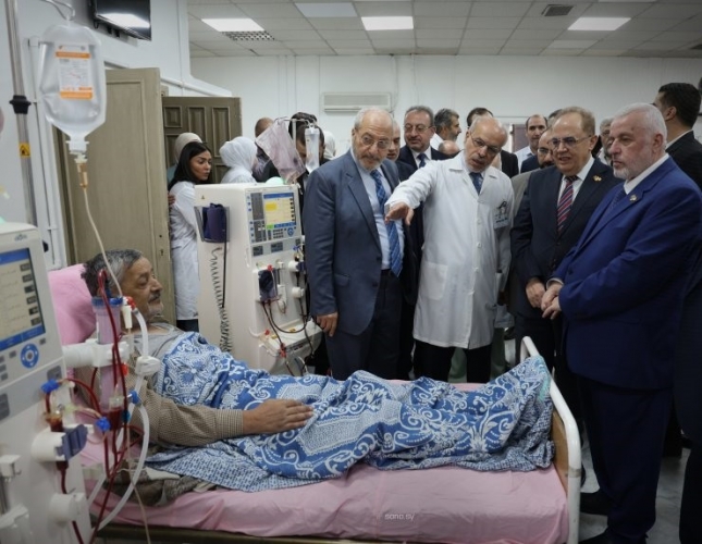 افتتاح قسمي غسيل الكلية والرنين المغناطيسي في مشفى المواساة بدمشق