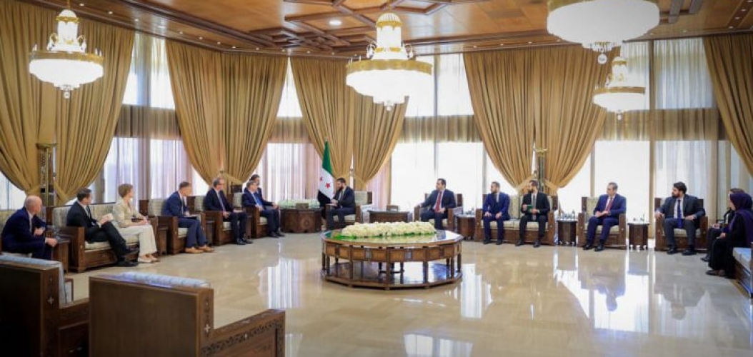 الرئيس الشرع يستقبل وزير الخارجية الألماني ويبحث معه تعزيز التعاون الثنائي