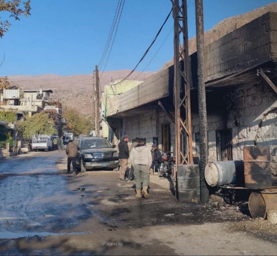 15 قتيلاً بينهم 4 أطفال ونساء في القصف الإسرائيلي على بلدة بيت جن بريف دمشق 