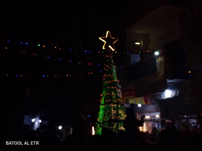 مدينة سلمية تحتفل بعيد ميلاد رسول المحبة والسلام السيد المسيح