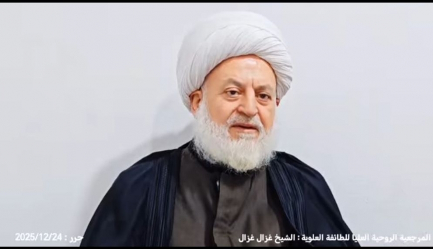 الشيخ غزال يدعو إلى مظاهرات في عموم المناطق العلوية للمطالبة بالفدرالية وحق تقرير المصير