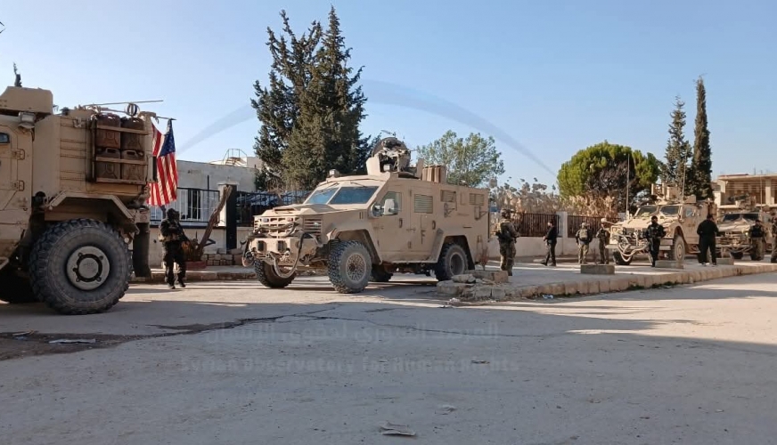 تحركات لافتة للتحالف الدولي شرقي حلب.. وصول رتل عسكري إلى دير حافر بحماية جوية