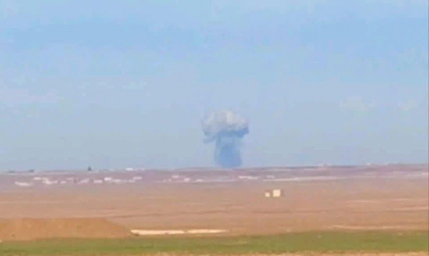 طيران التحالف الدولي ينفذ غارات تحذيرية ضد مسلحي العشائر قرب مخيم الهول