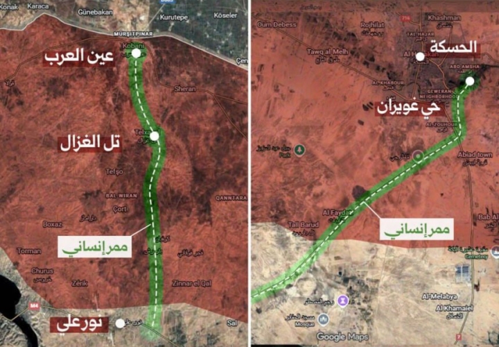 الجيش يعلن عن ممرين إنسانيين في الحسكة وعين العرب لإدخال المساعدات والحالات الإنسانية